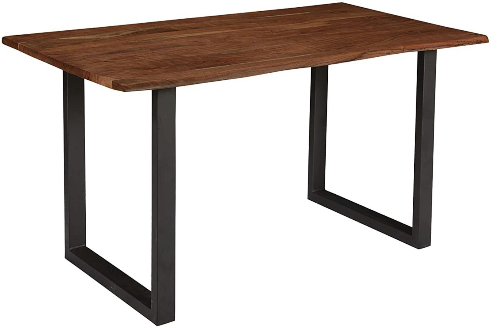 ESSTISCH INSA - Schwarz/Braun, Holz/Metall (60/110/77cm) - SAM