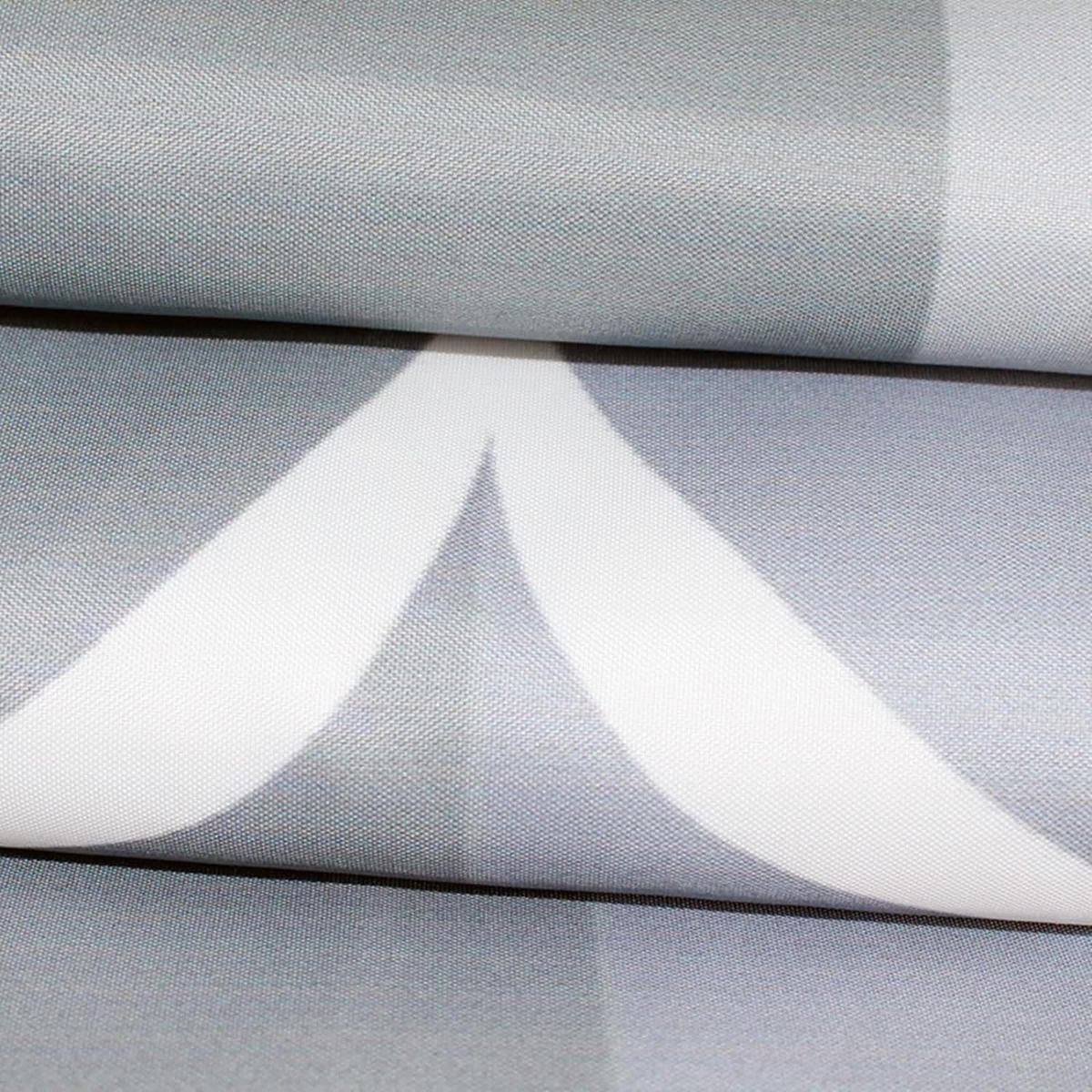 DUSCHVORHANG Schwarz Tropfen Muster 80 x 180 cm Polyester Badezimmer - Grau, Textil (180/80cm) - MCBOSON