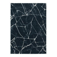 TEPPICH ultraweich designorientiert blau - Blau, Textil (160/230cm) - AFK Living