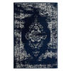 VINTAGE-TEPPICH Sia 240/340 cm - Blau, Kunststoff (240/340cm) - benuta