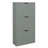 SCHUHSCHRANK Erna 61x25x126 Pinie Green matt Lack - Grün, Holzwerkstoff (61/126/25cm) - 58aufmkessel