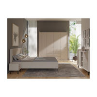 SCHLAFZIMMER Set 4-tlg. – GRANDE System – Beige - Beige, Holzwerkstoff (153.5/91/42cm) - hi-markt