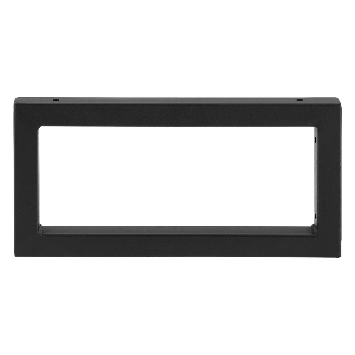 WANDKONSOLE-SET 2 TLG. Hawangen - Schwarz, Metall (40/20/3cm) - [en.casa]