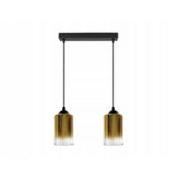 PENDELLEUCHTE GRAF - Transparent/Goldfarben, Glas/Metall (10/45/80cm) - kiki design