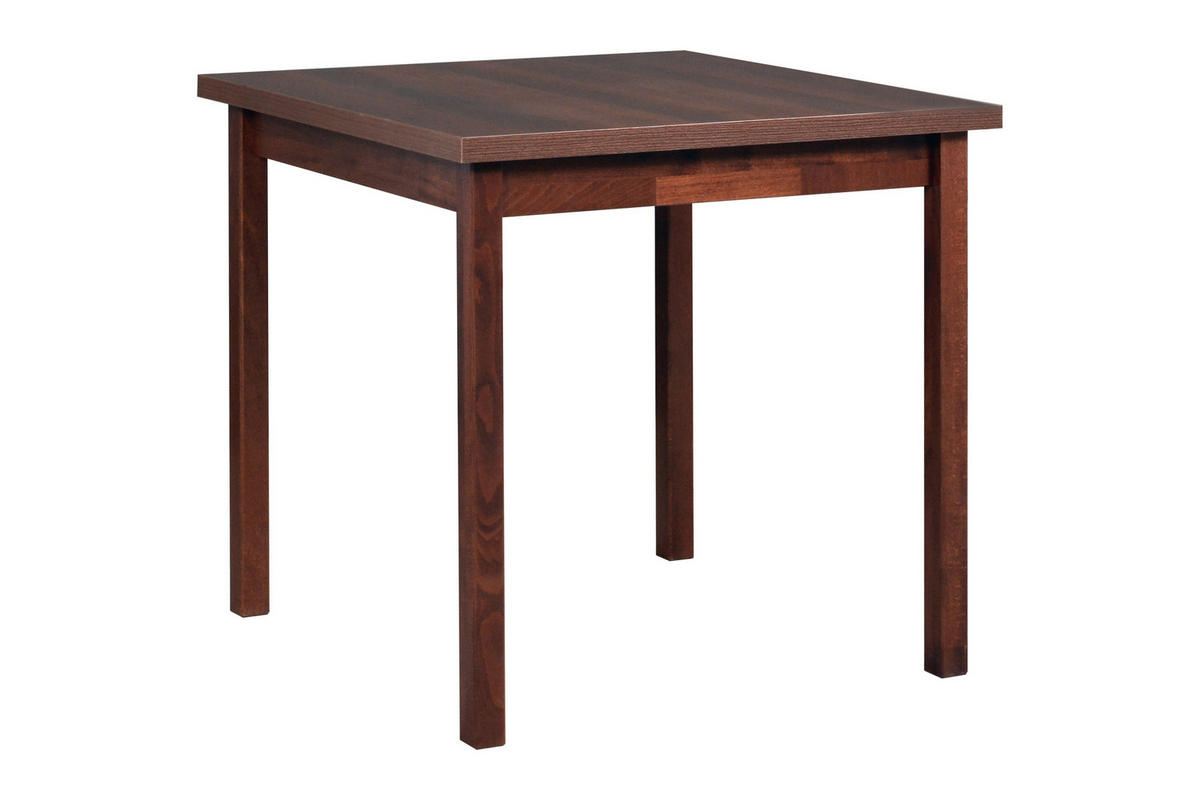 ESSTISCH Max 9, 80/80 cm,walnussfarben - Walnussfarben, Holz (80/80/78cm) - Leaf Design