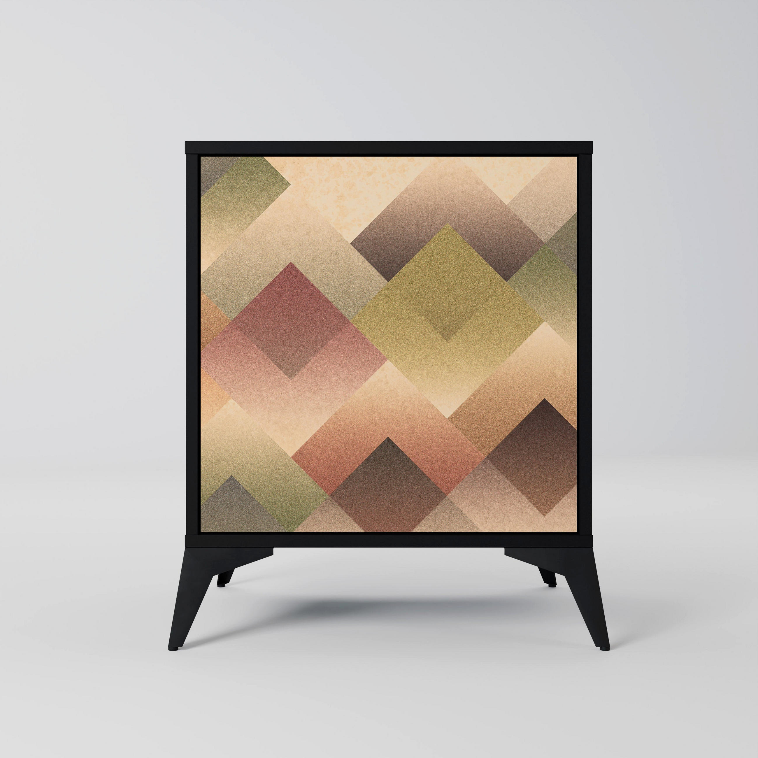 SpaceRebels Sideboard Schwarz 57.5x70.5x42 cm