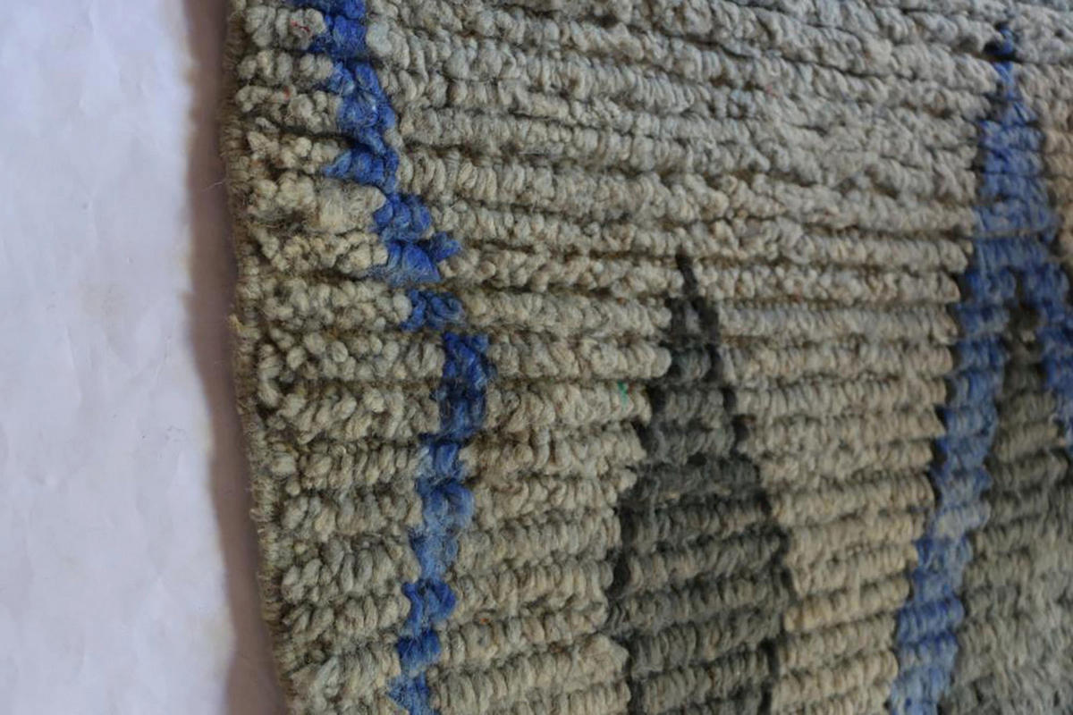 BERBERTEPPICH aus reiner Wolle 75x 506 cm - Blau, Naturmaterialien (75/506cm) - AFK Living