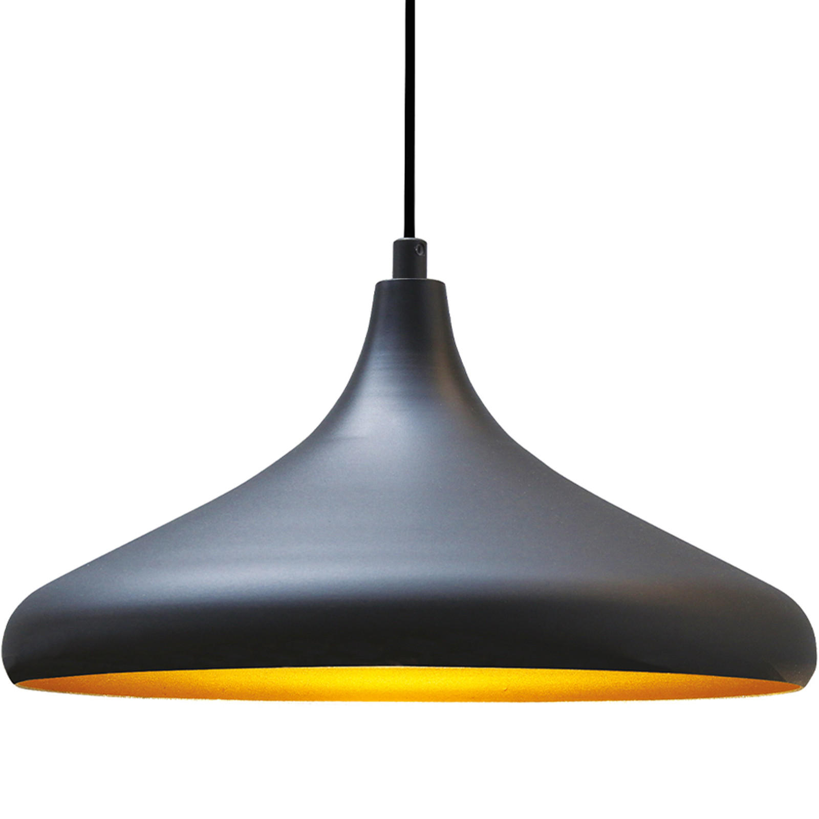 PENDELLEUCHTE Champion 35/20 - Schwarz, Metall (20/35/20cm) - Bamyum