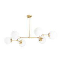 DECKENLEUCHTE - 100 cm x 58 cm - metall - goldfarben Damar - Goldfarben, Metall (58/100/52cm) - Vente-Unique