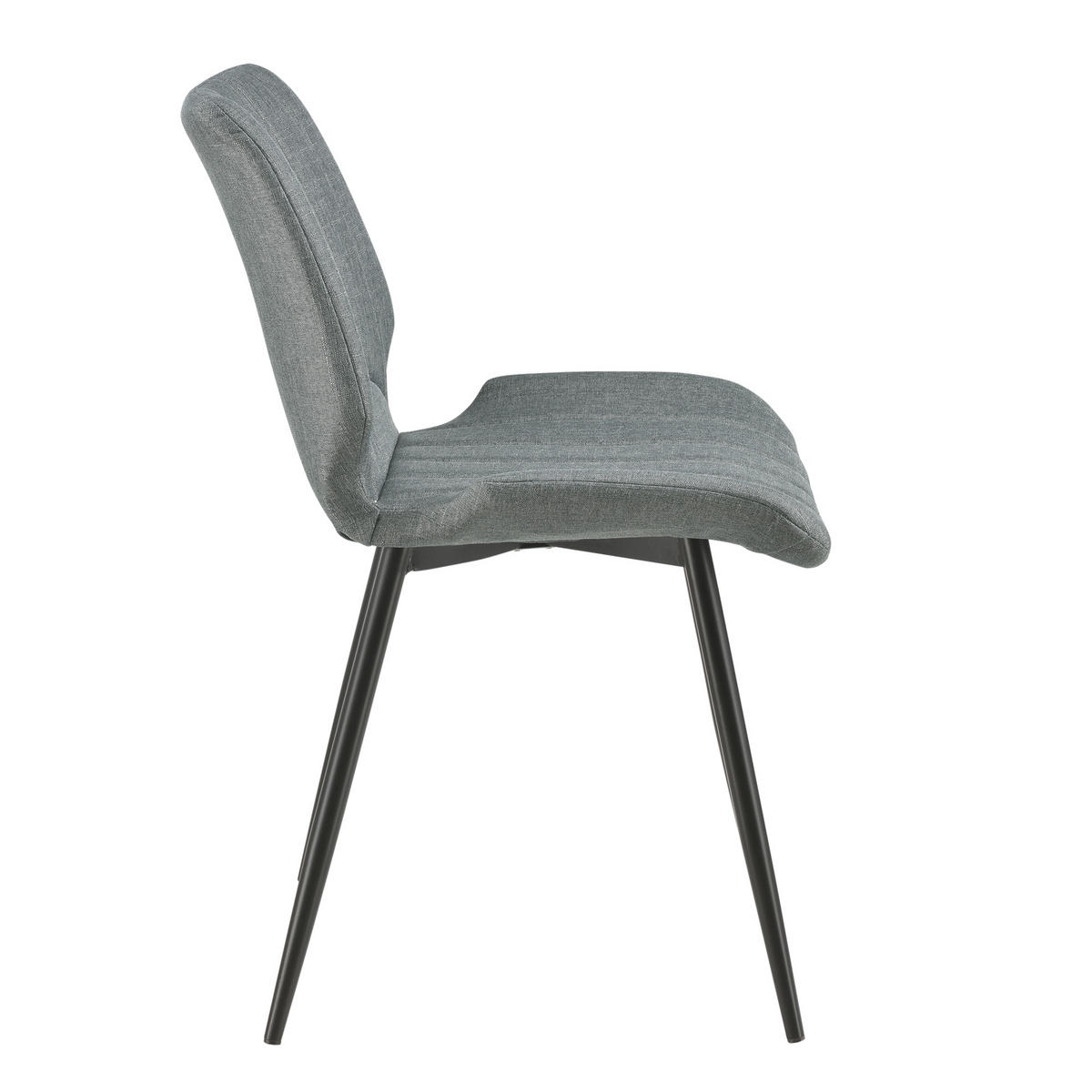 ESSZIMMERSTUHL Mendoza 6er Set - Hellgrau, Textil (58/77/46cm) - [en.casa]