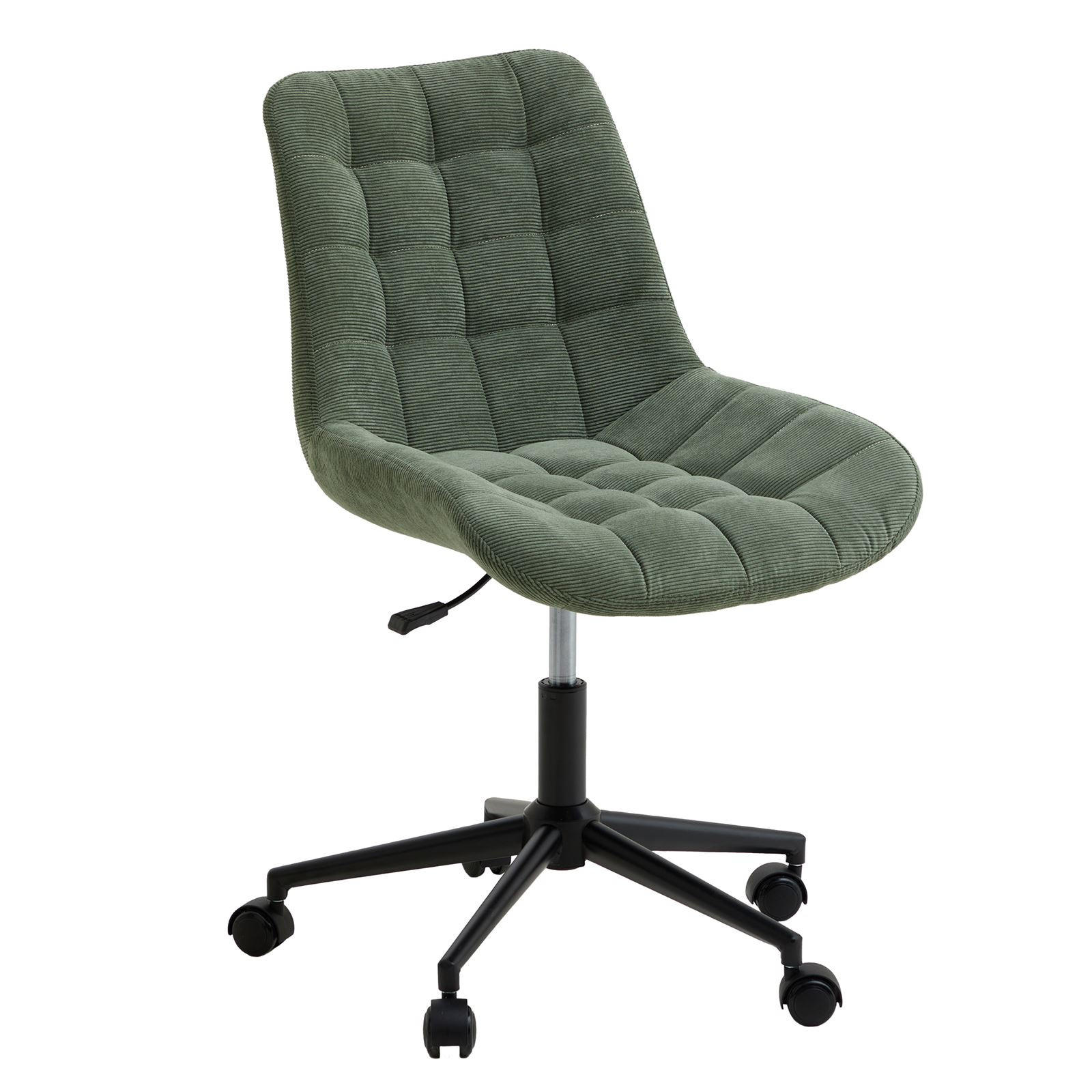 DREHSTUHL VASILO - Grün, Textil (54/80/61cm) - IDIMEX