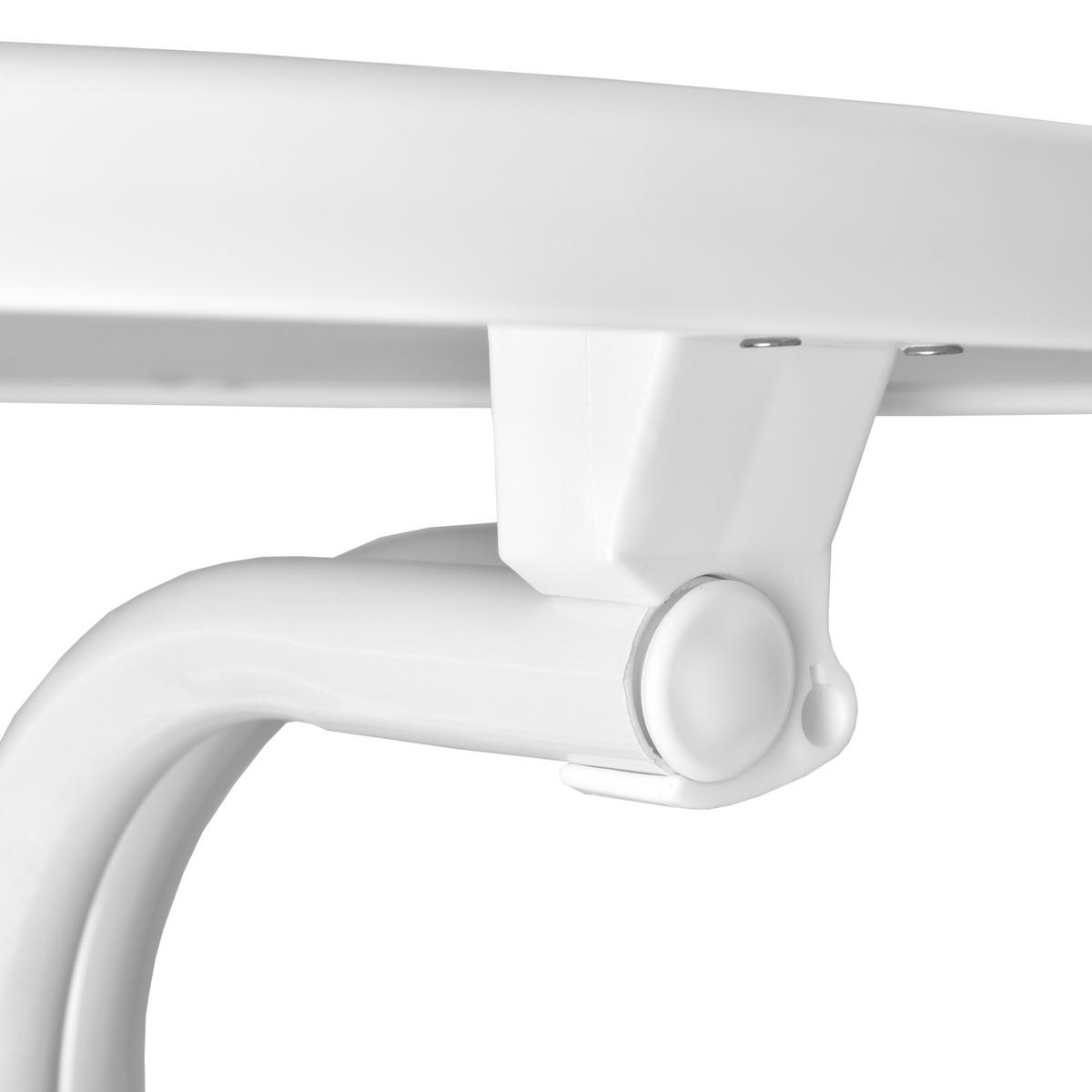 BISTROTISCH Bistroni 70/70cm Weiß - Weiß, Metall (70/70/70cm) - Beautissu 