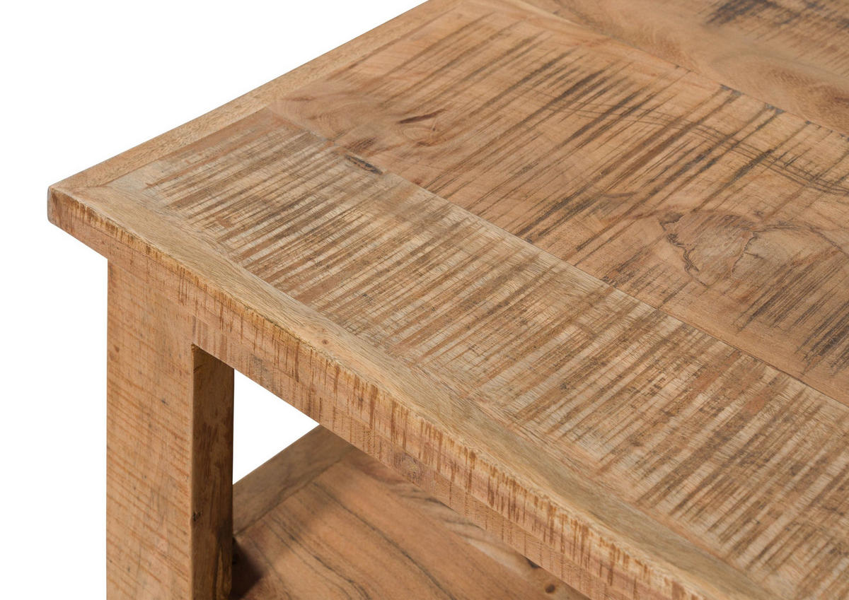 COUCHTISCH Akazie 90x90x48 natur versiegelt NATURE OF SPIRIT #305 - Braun, Holz (90/90/48cm) - Massivmoebel24