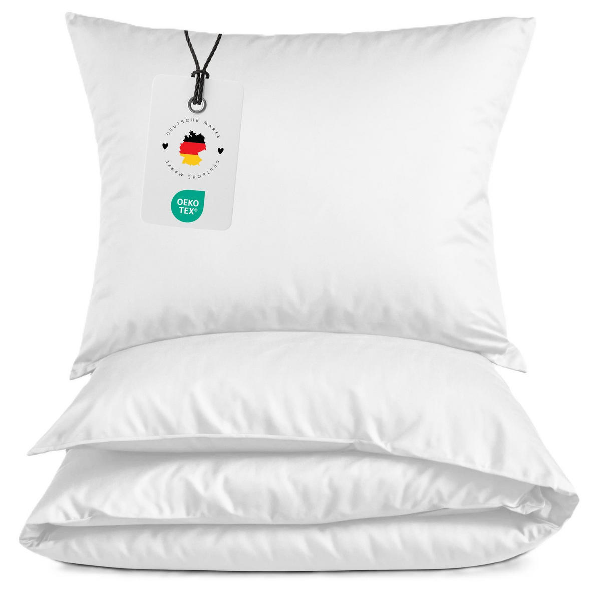 BETTWÄSCHE 155x220 Renforce Bettbezug aus 100% Baumwolle - Weiß einfarbig - Weiß, Textil (155/220cm) - Carpe Sonno