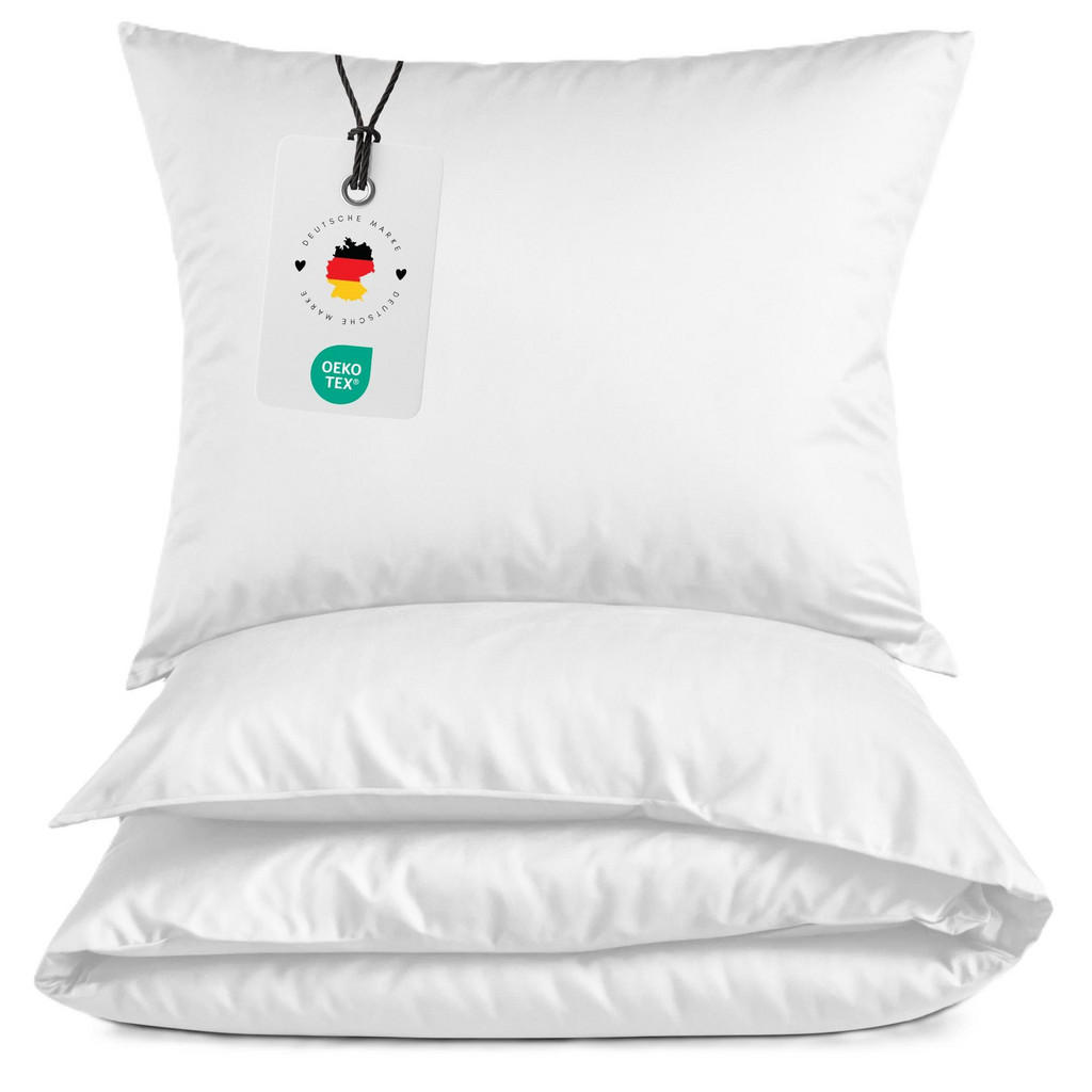 Thumbnail - Carpe Sonno Mikrofaser-Bettwäsche, Weiß, Textil, Uni, Füllung: Polyester, Rechteckig, 200x200 cm, Oeko-Tex® Standard 100...