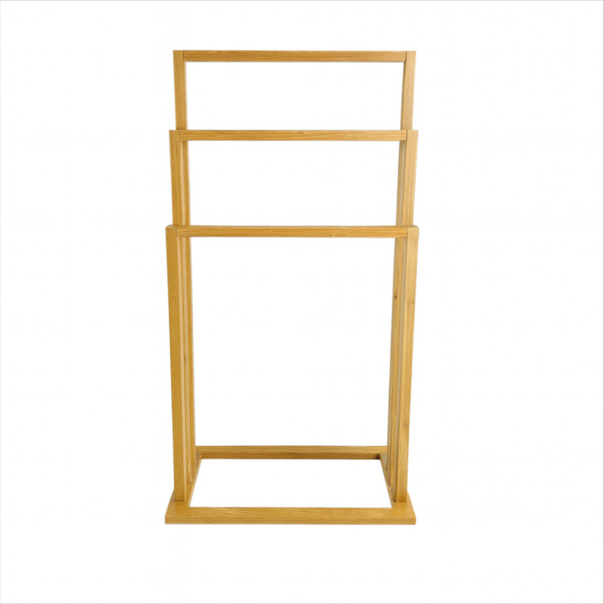 HANDTUCHSTÄNDER Bambus Natur 81,5x42x24 cm - Naturfarben, Holz (42/81.5/24cm) - Begryf