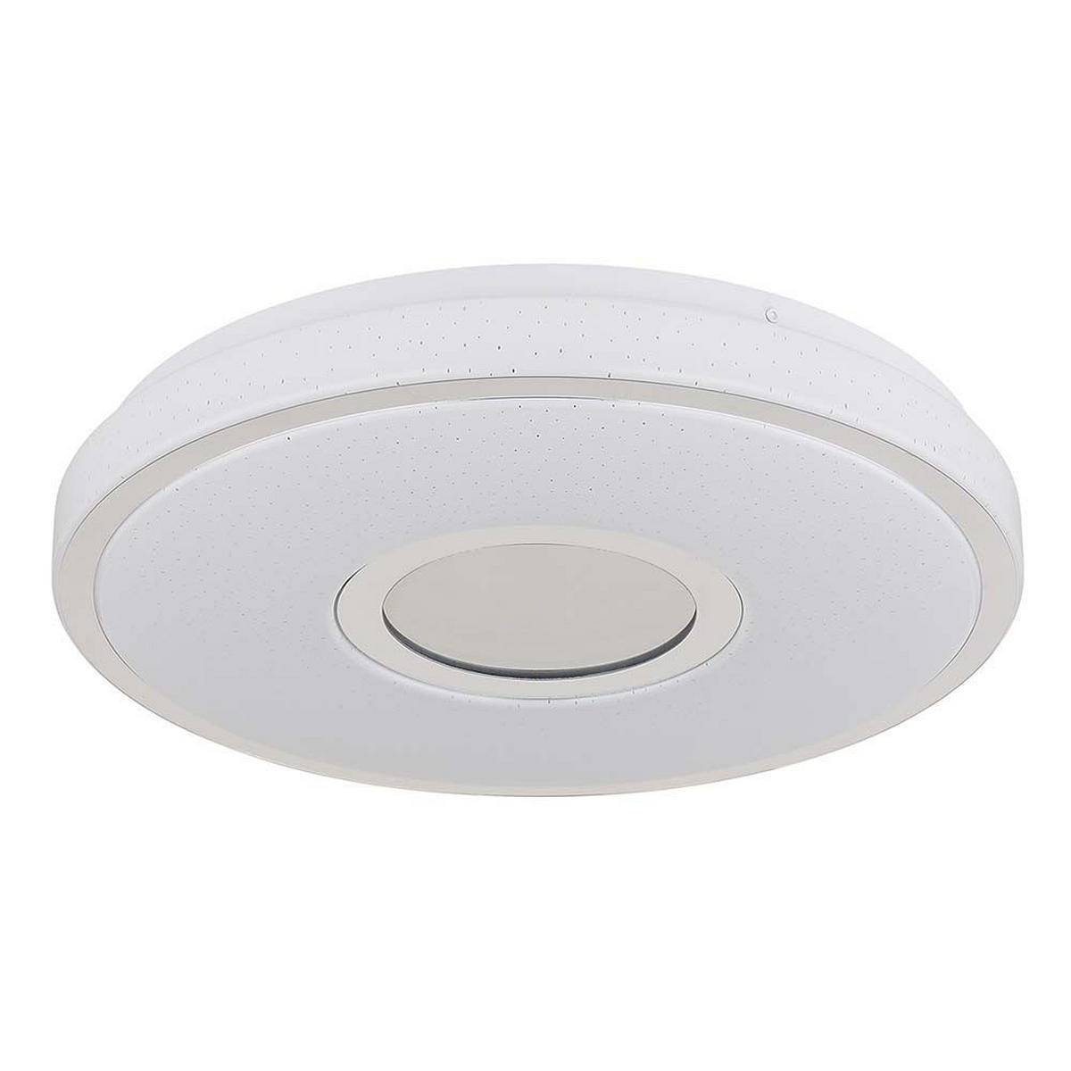 LED DECKENLEUCHTE Metall Weiß - Weiß, Metall (38/38/6.5cm) - Globo Lighting