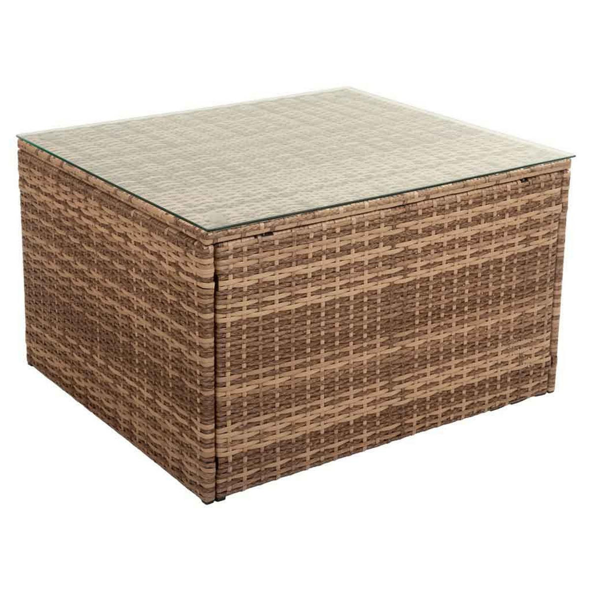 TISCH, SOFA und SESSEL, 4-tlg, braun - Braun, Naturmaterialien - Wanderlust