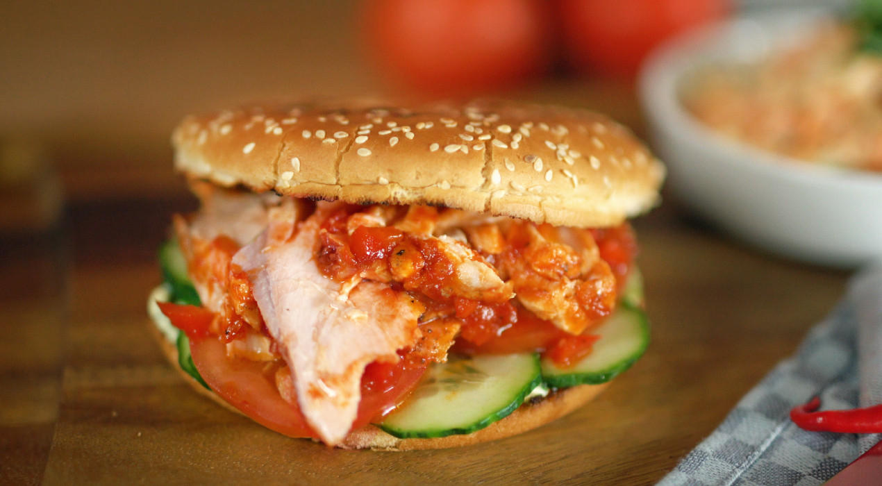 XXXLecker-Lachs-Burger