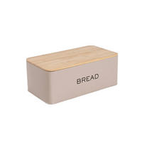 BROTKASTEN Kine taupe 30/18 cm - Taupe, Metall (18/12/30cm) - Homla