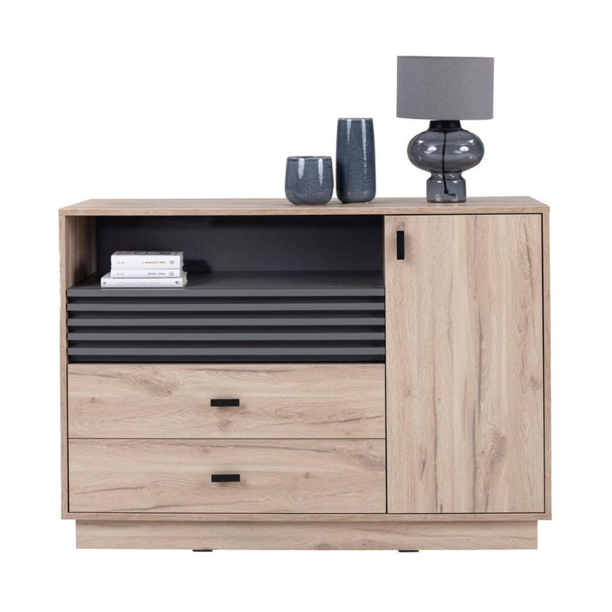 KOMMODE – 120 cm – ALLMO System – Sonoma Eiche - Sonoma Eiche, Holzwerkstoff (120/85/40cm) - hi-markt
