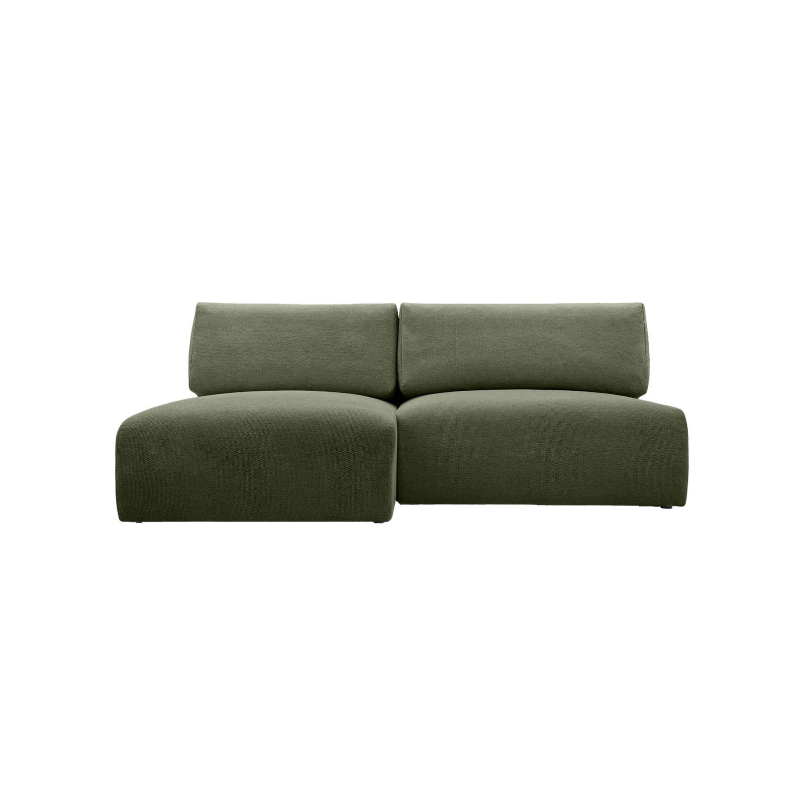 Fedve Ecksofa Olivgrün 223x150 cm