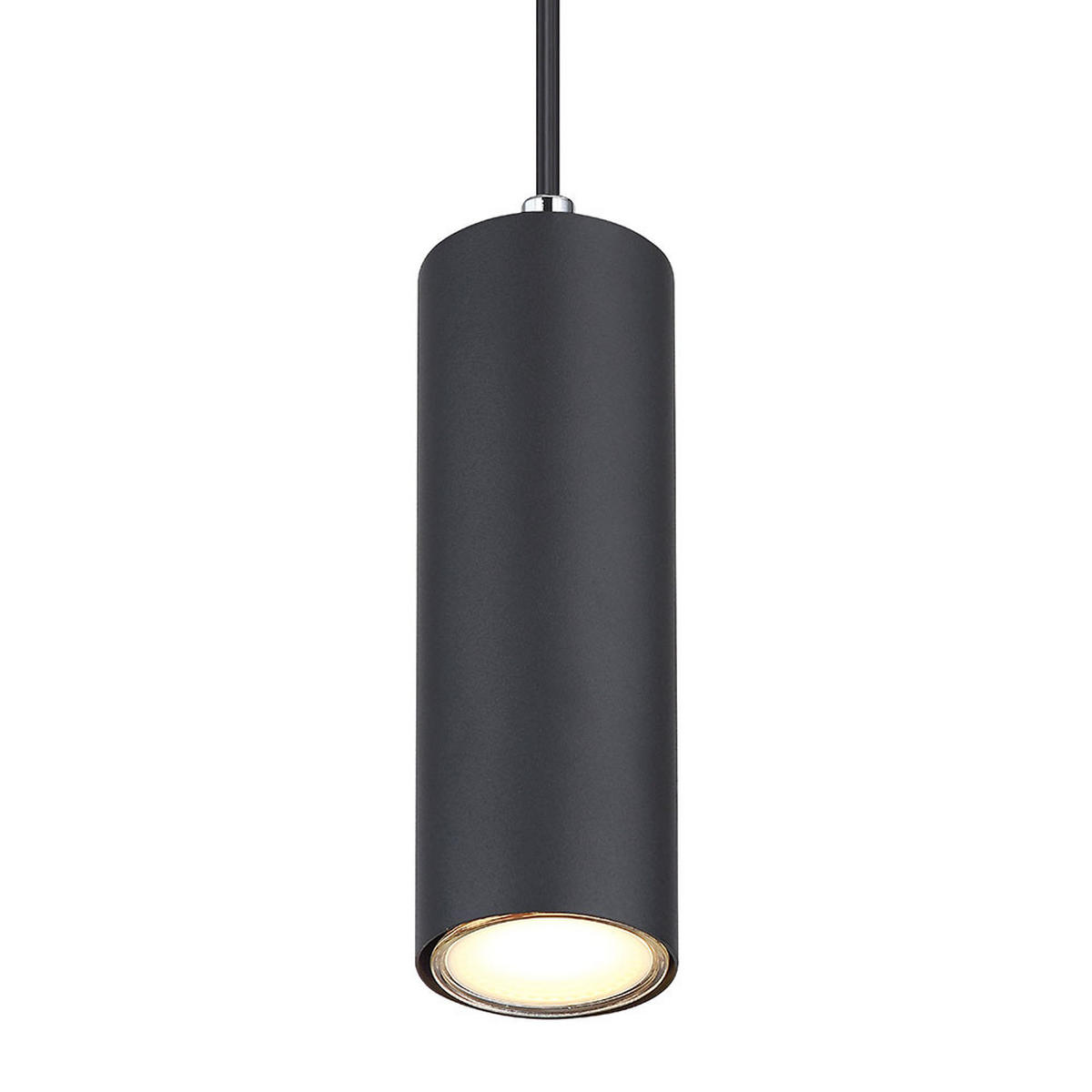 HÄNGELEUCHTE Metall Schwarz matt 2er Set - Schwarz, Metall (9/9/120cm) - Globo Lighting