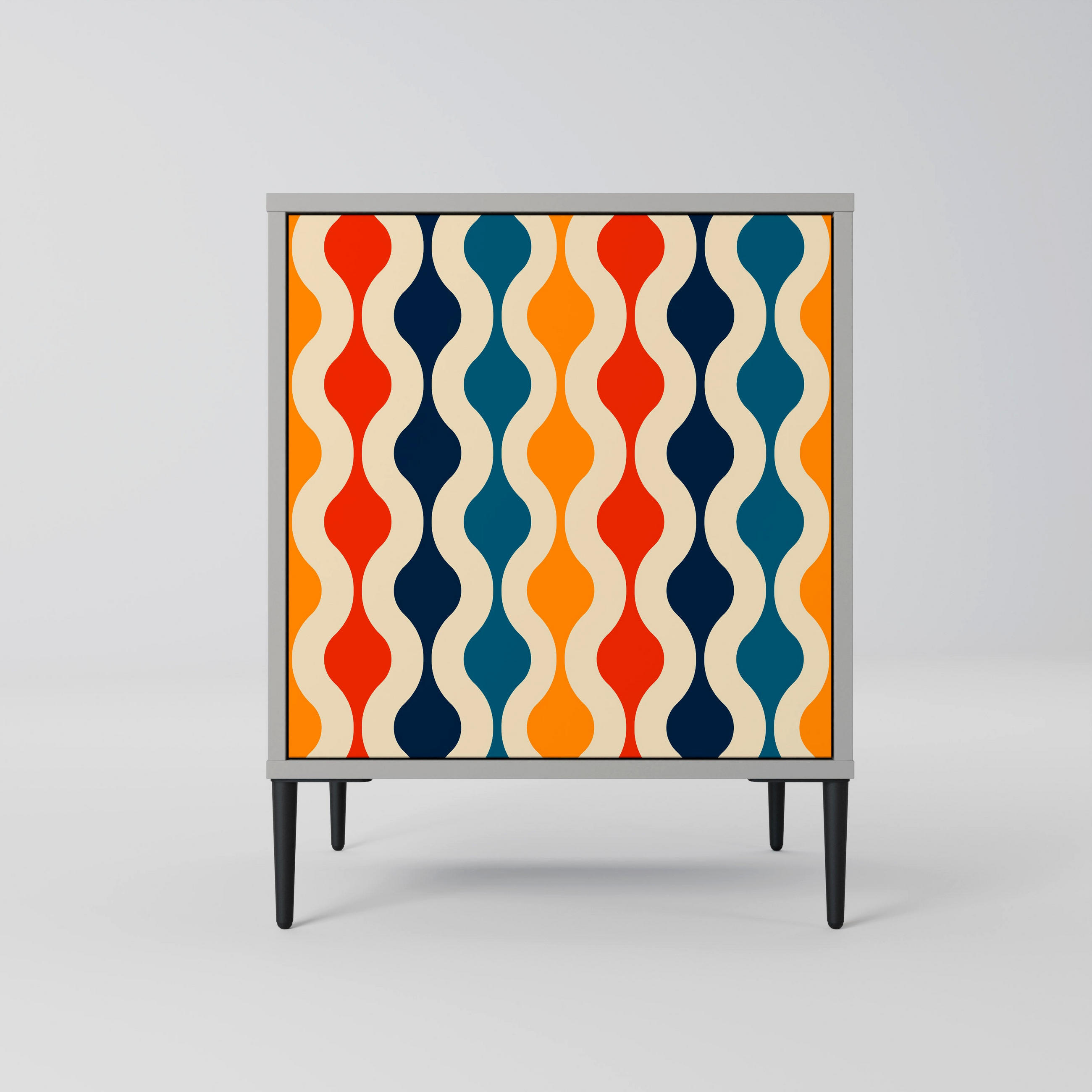 SpaceRebels Sideboard Grau 57.5x72.5x42 cm