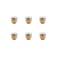 BECHER Cosmos 150ml - 6er-Set - Crème - Beige, Keramik (0.15L) - Björn