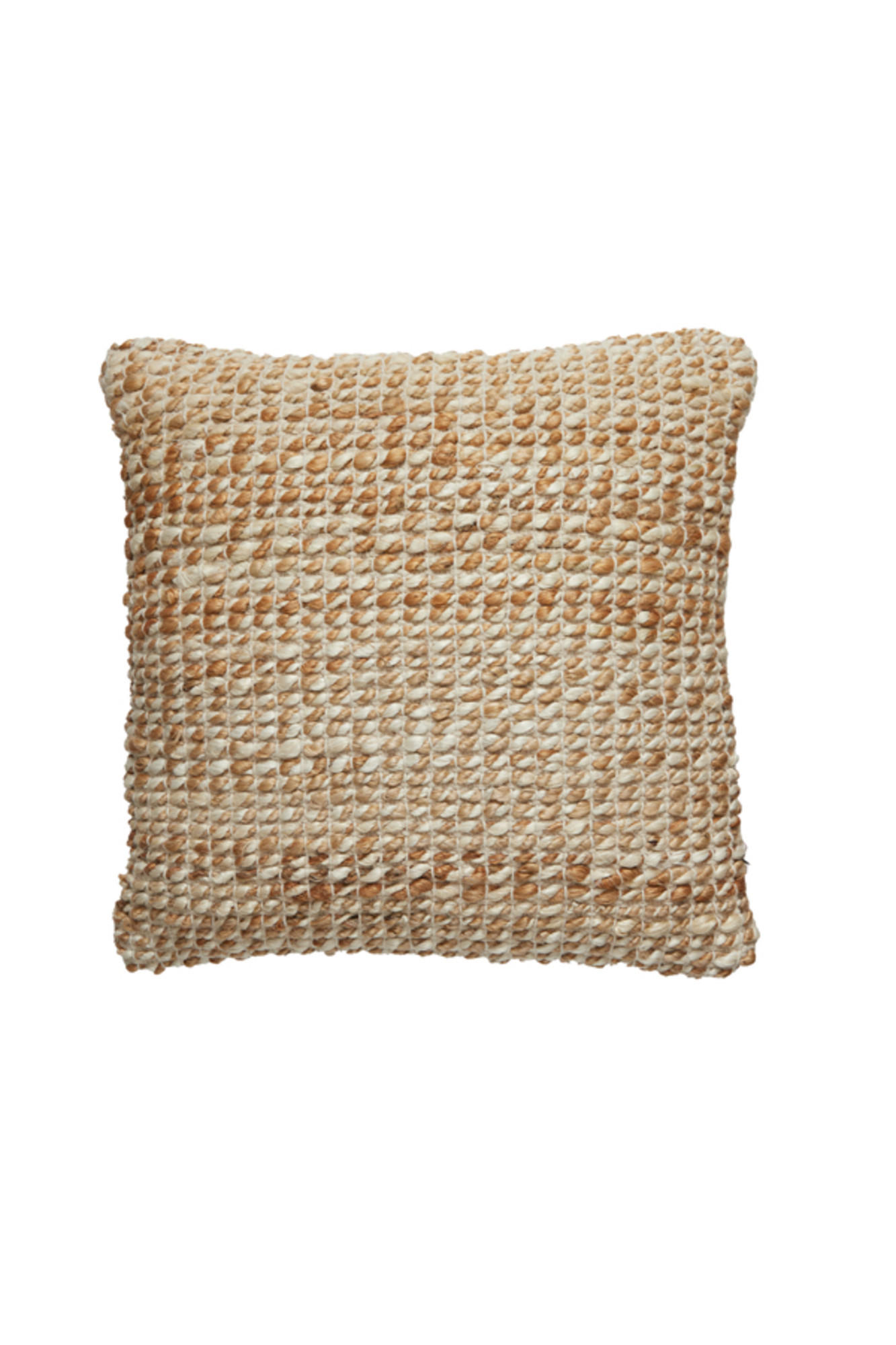 DEKOKISSEN Jolita Braun 45/45/10 cm - Hellbraun, Textil (45/45cm) - Light & Living