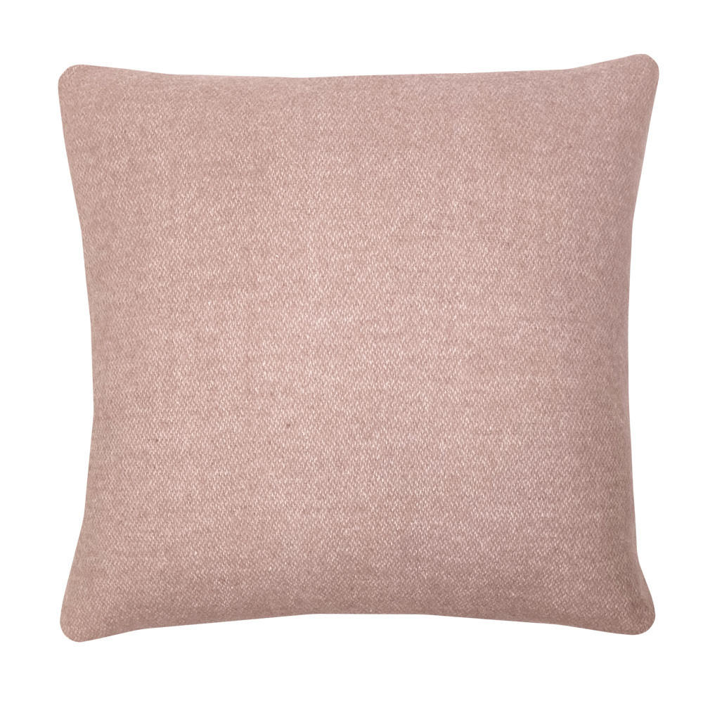 WOLLKISSEN recycelte Wolle Doppelseitig Nebelrosa 50x50 - Pink, Textil (50/50/12cm) - Malagoon