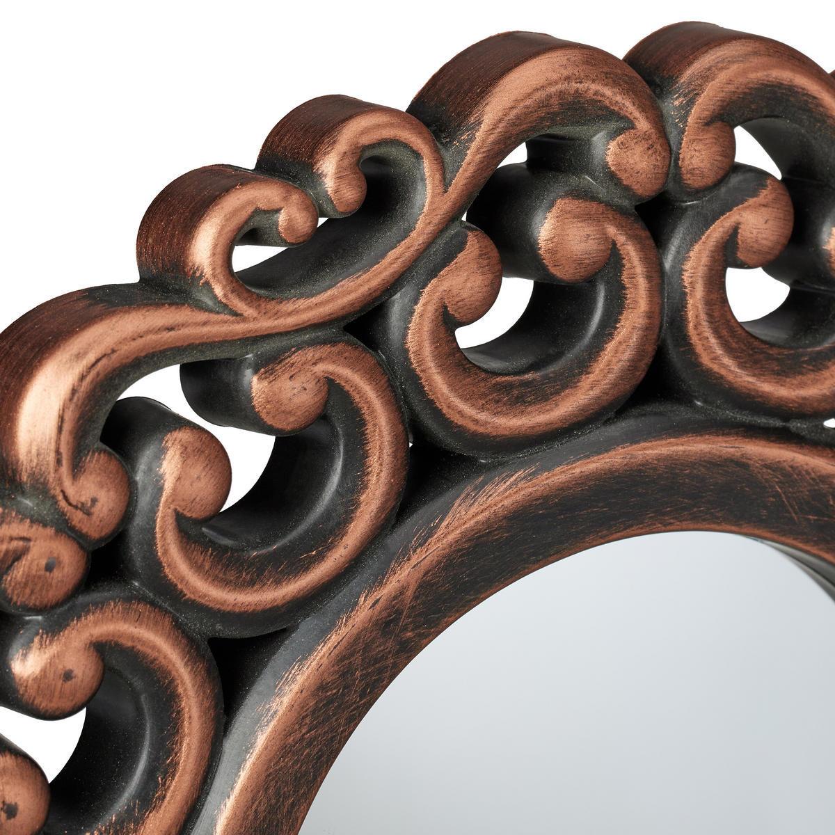 3 x Spiegel - Multicolor, Glas/Kunststoff (25/25/2cm) - Relaxdays