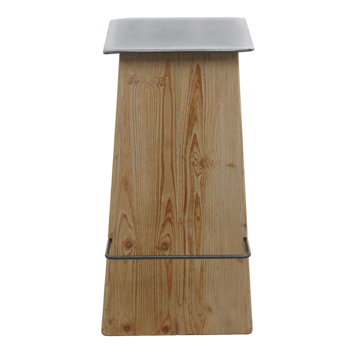 BARHOCKER Braun, Grau - Braun/Grau, Holz (47/75/39cm) - MCW
