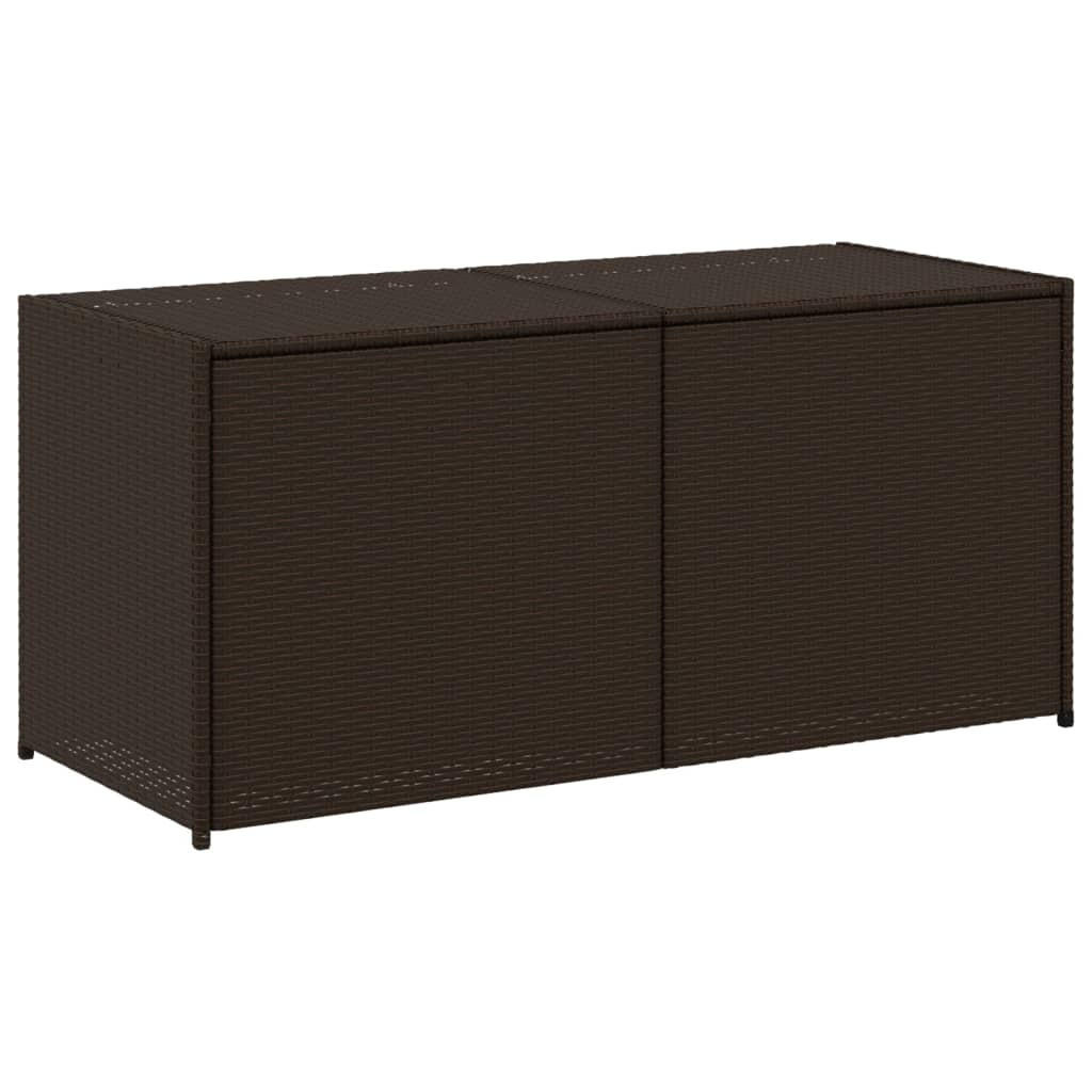 furnicato Gartentruhe Braun 120x56x50 cm