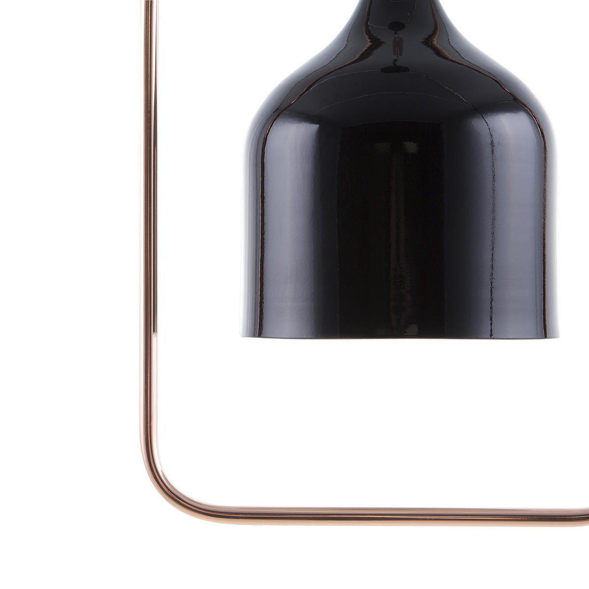 HÄNGELEUCHTE Mavone 15/24/121 cm - Schwarz, Metall (15/24/121cm) - Beliani