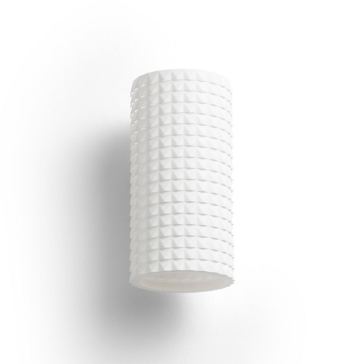 WANDLEUCHTE GLANS RB2 165 Weiß Eco PLA 5 W - Weiß, Kunststoff (85/165/10cm) - Rendl