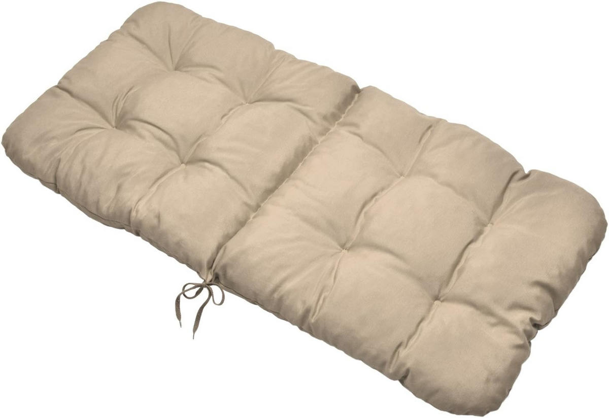 NIEDERLEHNERAUFLAGE Flair NL 100/50/8cm Natur (2tlg) - Naturfarben, Textil (50/8/100cm) - Beautissu 