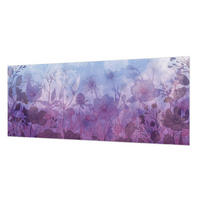FOTOTAPETE 250x104 cm - Pastellblumen - Blau, Textil (250/104cm) - Wallfluent