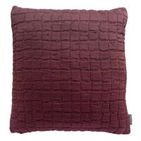 KISSEN Swami pflaume 45 x 45 cm - Bordeaux, Textil (45/45cm) - Vivaraise