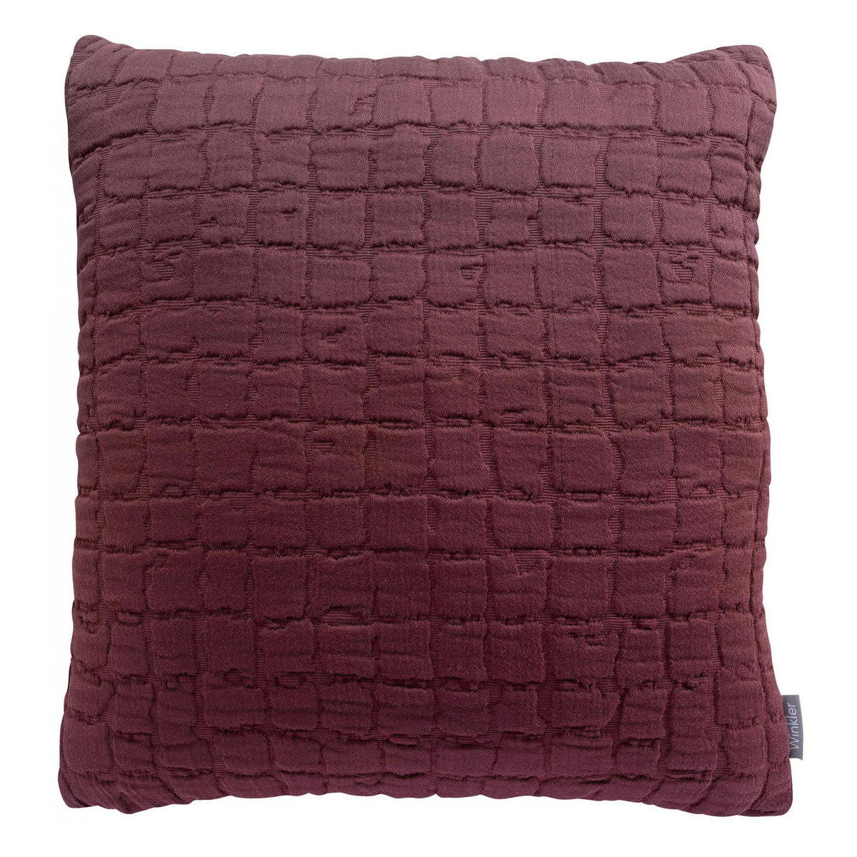 KISSEN Swami pflaume 45 x 45 cm - Bordeaux, Textil (45/45cm) - Vivaraise