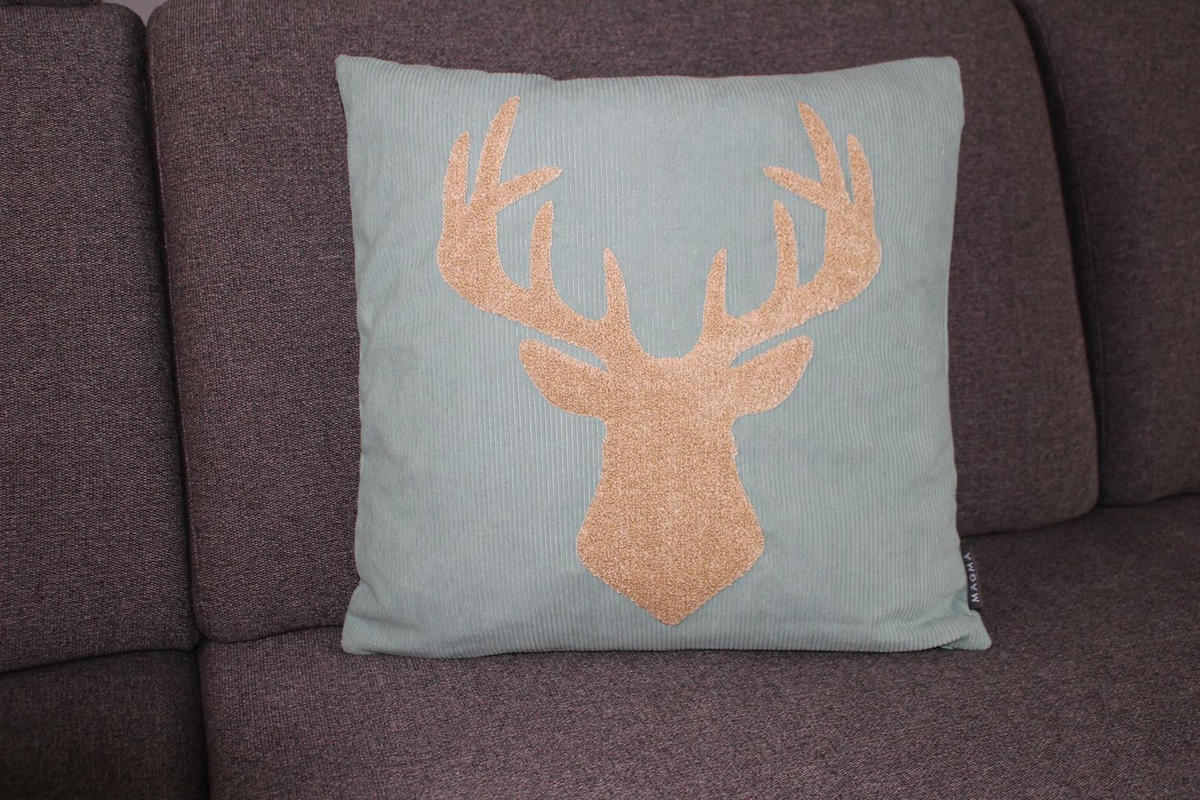 KISSENHÜLLE Pixie - Mintgrün, Textil (45/45cm) - Magma Heimtexx