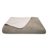 KUSCHELDECKE, 150x200 cm, 60% Baumwolle, 40% Polyacryl, Grau - Hellbraun, Naturmaterialien (150/200cm) - Zollner