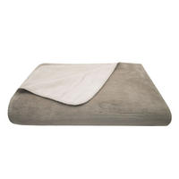 KUSCHELDECKE, 150x200 cm, 60% Baumwolle, 40% Polyacryl, Grau - Hellbraun, Naturmaterialien (150/200cm) - Zollner