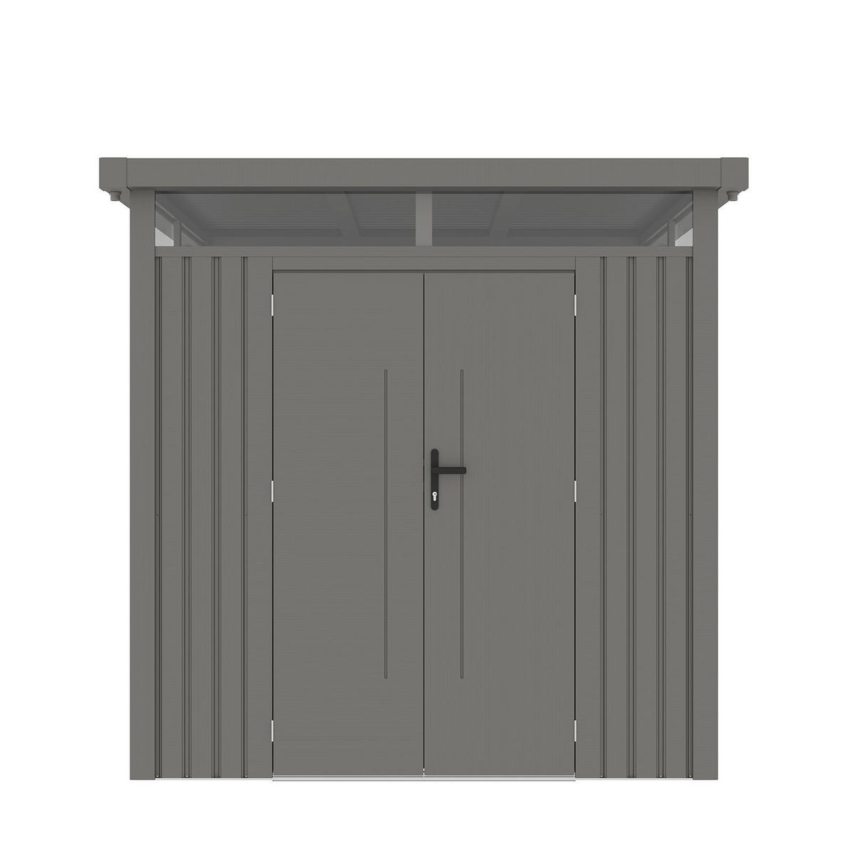 GERÄTEHAUS Luzern Pro Taupe - Taupe, Metall (230/222/230cm) - Juskys