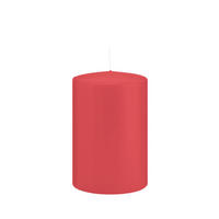 STUMPENKERZEN Himbeere Ø 98 x 150 mm, 6 Stück - Altrosa, Paraffin (10/15cm) - Wiedemann Kerzen