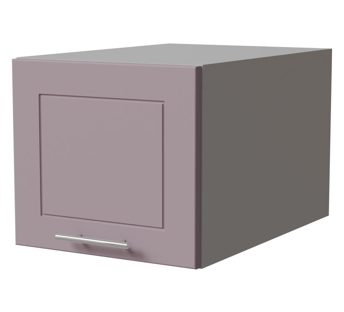 Feldmann-Wohnen Aufsatzschrank Violett, Grau 40x36x59 cm