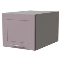 AUFSATZSCHRANK Bari W6B/40 Grau / RAL 4009 pastellviolett 40 / 59 / 36cm - Violett/Grau, Holz/Holzwerkstoff (40/36/59cm) - Feldmann-Wohnen