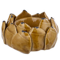 TEELICHTHALTER Blossom - Braun, Keramik (5cm) - Butlers