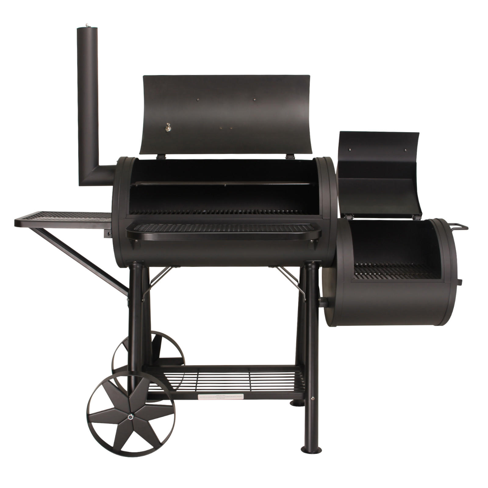 SMOKER YUMA - Schwarz, Metall (170/145/80cm) - TAINO