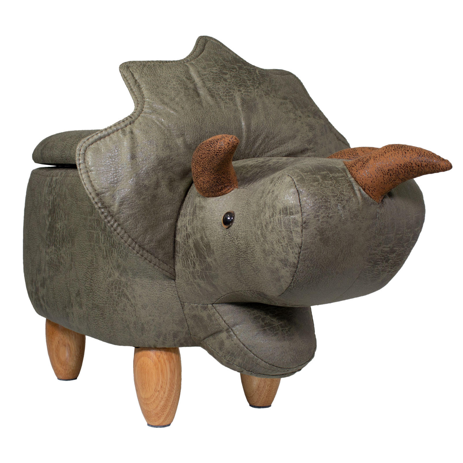 TIERHOCKER Dinosaurier - Grau, Textil (43/50/84cm) - SVITA